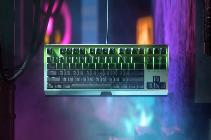 Razer Černá blackwidow v3 tenkeyless - žlutý spínač - us klávesnice N68T62