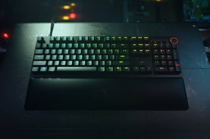 Razer jednu barvu Huntsman v2 - clicky optický spínač - us klávesnice N68T69