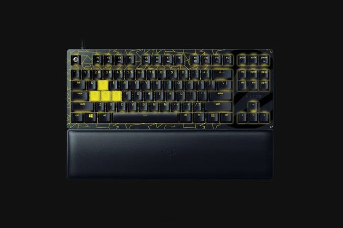 Razer jednu barvu Huntsman v2 tenkeyless - lineární optický spínač - us - esl edition klávesnice N68T72