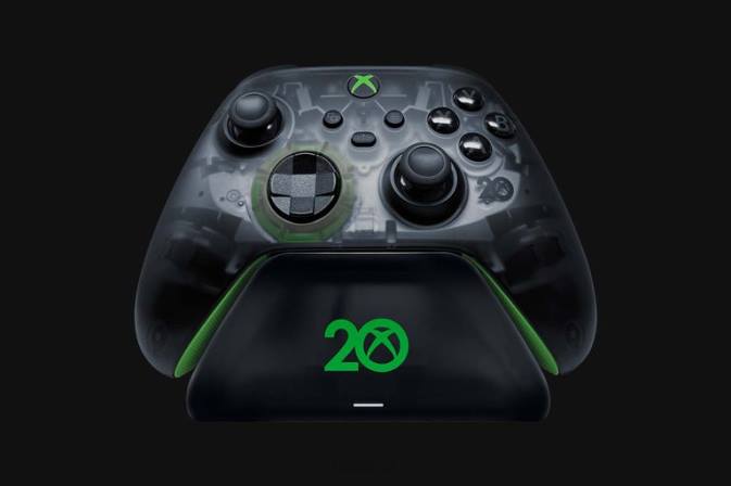 Razer jednu barvu univerzální rychlonabíjecí stojan pro xbox - xbox 20th výročí limitovaná edice řídicí panel N68T166