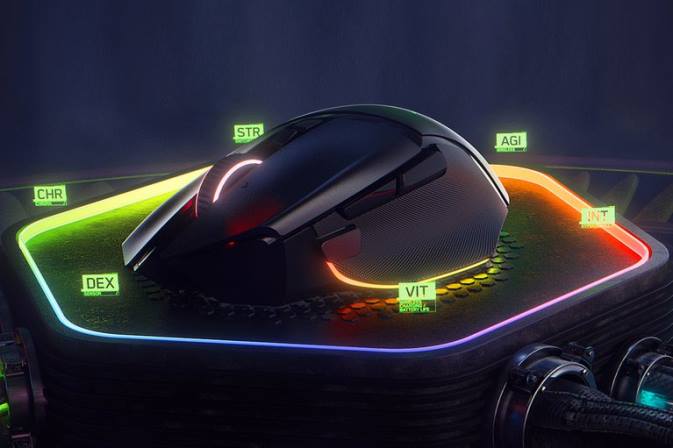 Razer Černá Basilisk v3 Pro myši N68T31