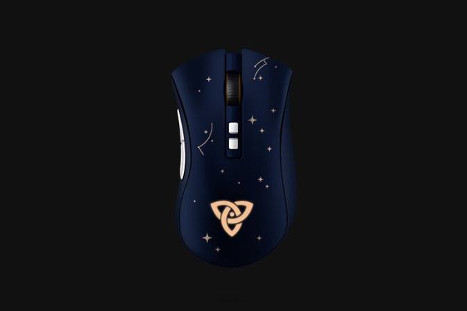 Razer jednu barvu deathadder v2 pro - genshin impaktní vydání myši N68T40