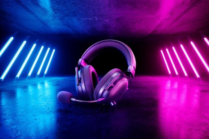 Razer Černá blackshark v2 pro herní zvuk N68T85