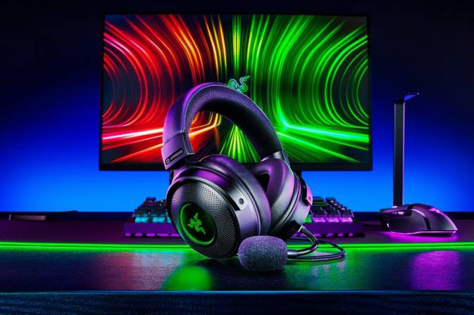 Razer jednu barvu hypersmysl kraken v3 herní zvuk N68T95