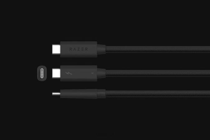 Razer Černá kabel Thunderbolt 4 komponent pc N68T25