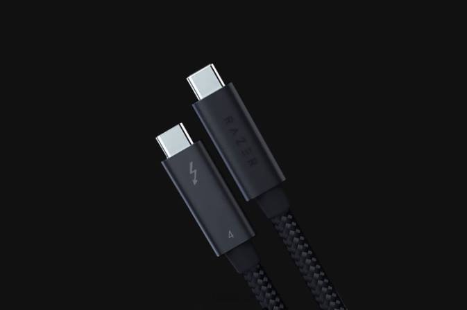 Razer Černá kabel Thunderbolt 4 komponent pc N68T25