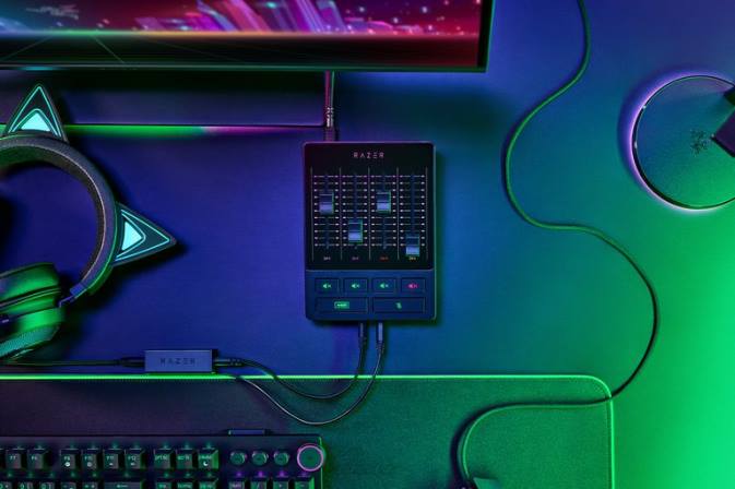 Razer jednu barvu audio mixer tvorba obsahu N68T117