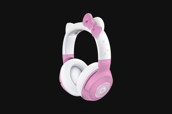 Razer jednu barvu kraken bt - edice hello kitty and friends tvorba obsahu N68T106