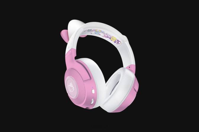 Razer jednu barvu kraken bt - edice hello kitty and friends tvorba obsahu N68T106