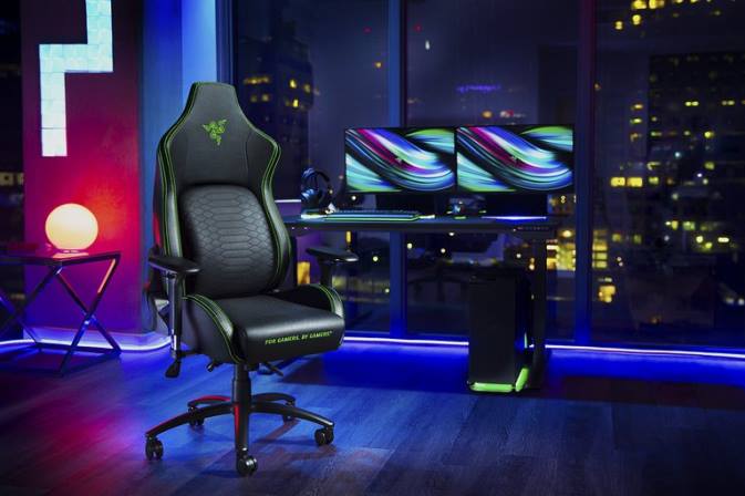 Razer Černá iskur herní židle N68T136