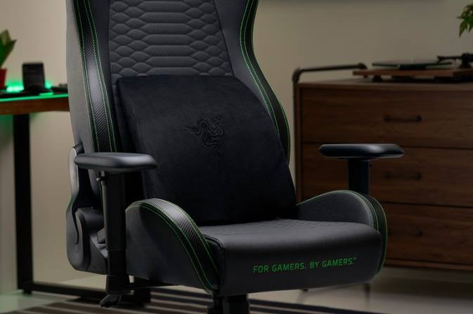 Razer jednu barvu bederní polštář herní židle N68T146