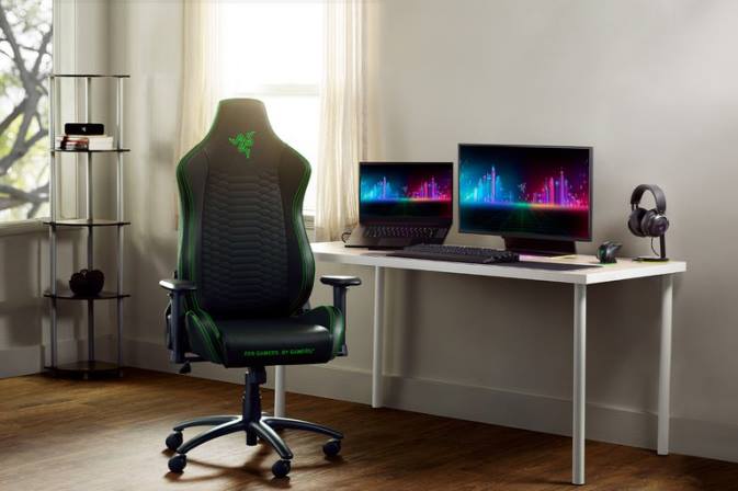 Razer jednu barvu iskur herní židle N68T139
