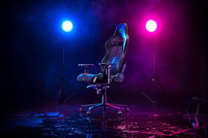 Razer zelená enki herní židle N68T131