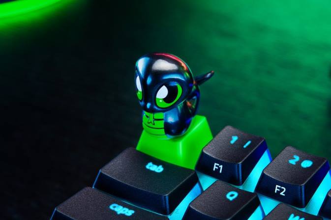 Razer jednu barvu sneki snek klíčenka Ozubené kolo N68T206