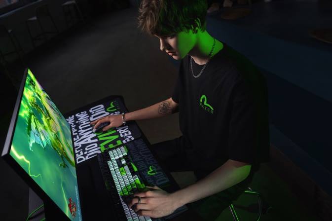 Razer jednu barvu tričko s potiskem evisu daicock oděv N68T191