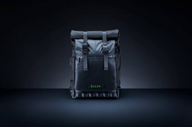 Razer jednu barvu Recon rolltop batoh Ozubené kolo N68T214